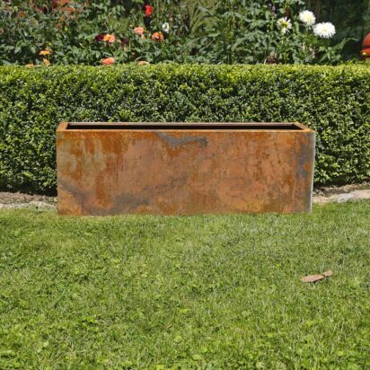 Donica rdzewiona 120x30x40