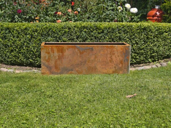 Donica rdzewiona 120x30x40